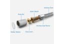 Euroshowers GmbH Handbrause mit Brauseschlauch Set Deltaspray chrom Bild 3