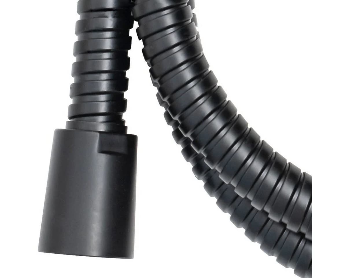 Euroshowers Duschschlauch 150 cm Schwarz Metall