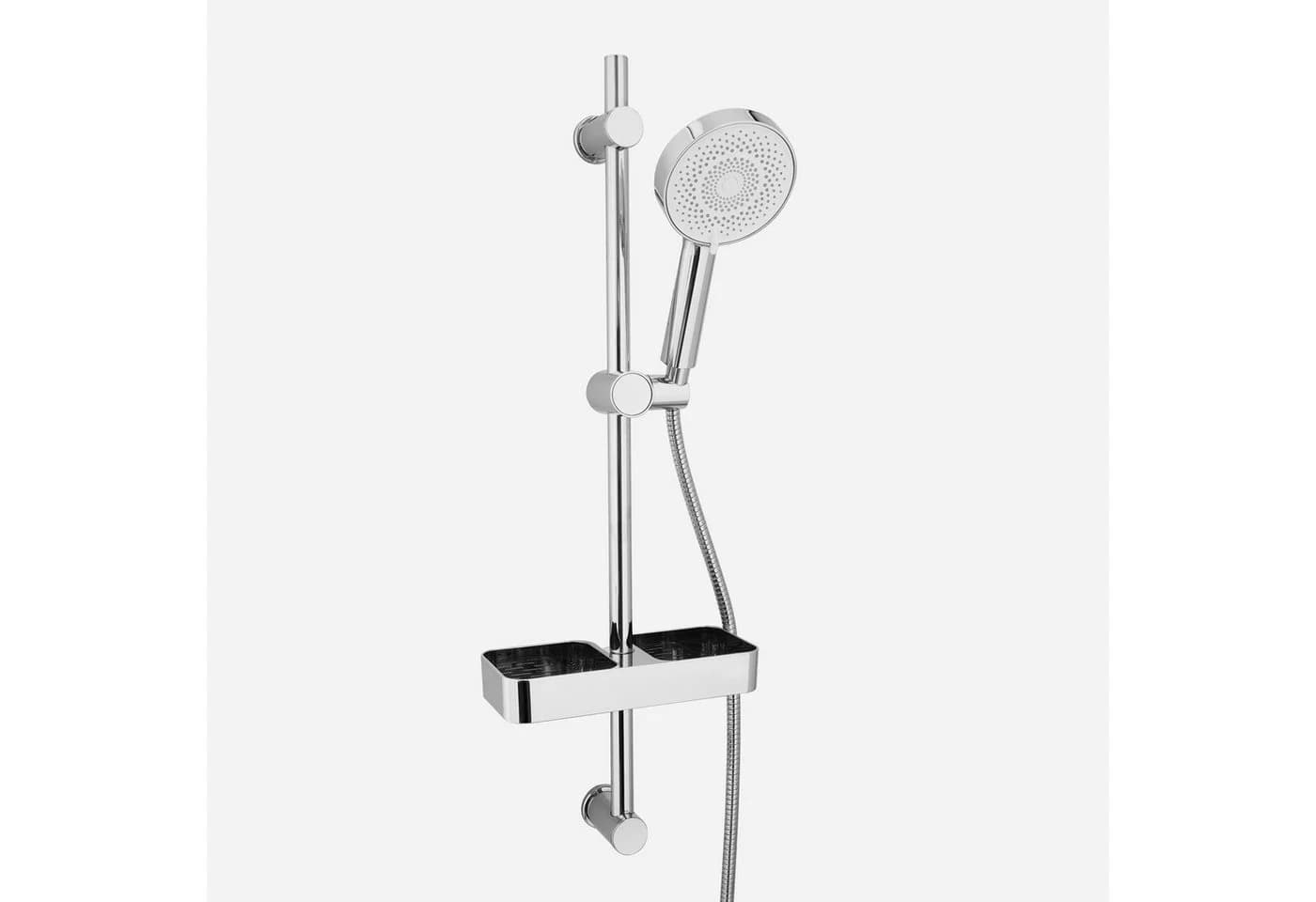 Euroshowers Duschablage für Duschstange Chrom ohne Bohren - Bild 2