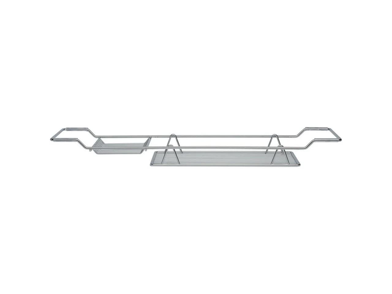 Euroshowers Badewannenablage Chrom mit Seifenhalter