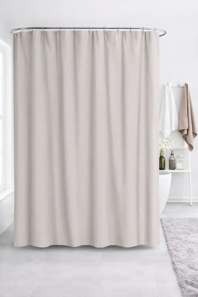 Euroshowers Duschvorhang 180x200cm Polyester wasserabweisend - Bild 2