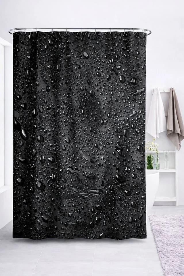 Euroshowers GmbH Duschvorhang 180 cm mit Metallösen - Bild 2