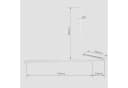 Euroshowers Duschvorhangstange L-förmig Weiß Aluminium Set Bild 3