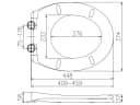 Euroshowers GmbH WC-Sitz Soft-Close Abnehmbar Schwarz Thermoplast Bild 3