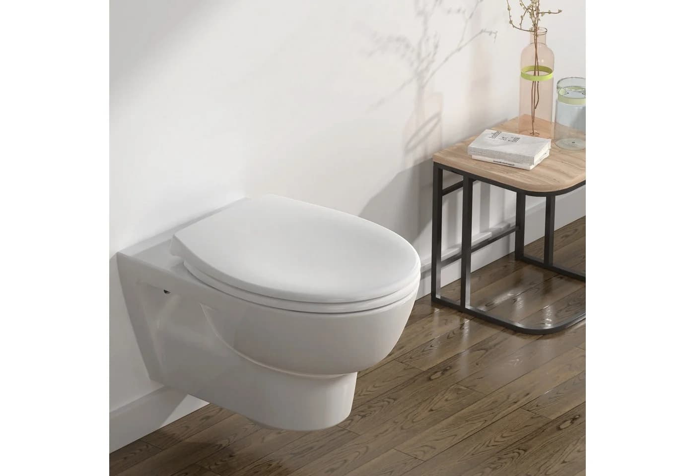 Euroshowers GmbH WC-Sitz Soft Touch Soft-Close Abnehmbar Weiß Thermoplast - Bild 2