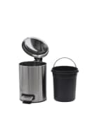 Euroshowers Kosmetikeimer Classic Chrom 3L mit Pedal & Soft-Close Bild 1