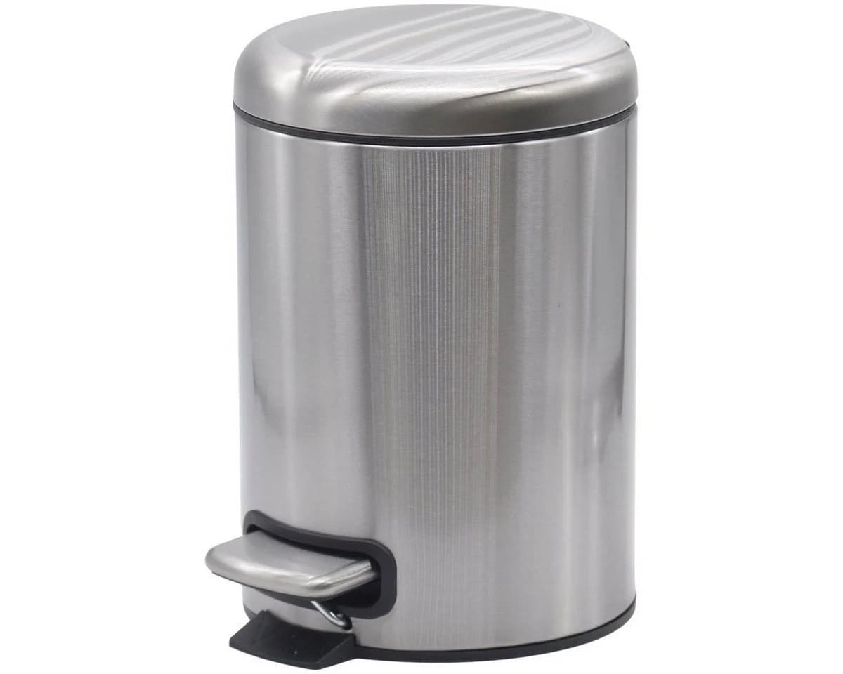 Euroshowers Kosmetikeimer Classic Chrom 3L mit Pedal & Soft-Close - Bild 2