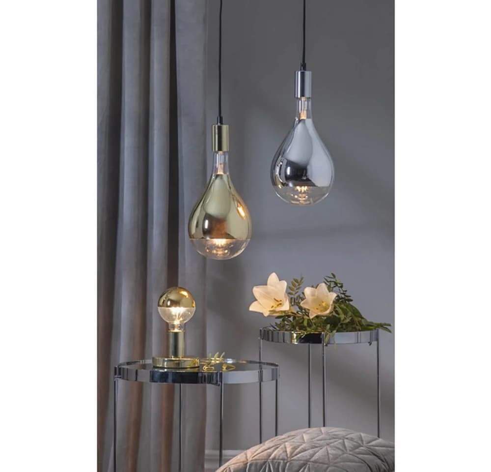 Star Trading Stehlampe Glans Messing Gold E27 - Bild 5