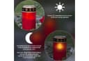 STAR TRADING LED-Kerze Grabkerze Serene Rot mit Timer Bild 4