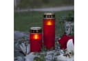 STAR TRADING LED-Kerze Grabkerze Serene Rot mit Timer Bild 5