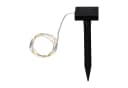 STAR TRADING Solar Lichterkette Dew Drop 50LED Silberdraht Bild 4