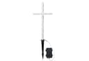 STAR TRADING LED Grabkreuz 41cm Weiß Timer 24 LEDs Bild 2