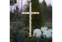 STAR TRADING LED Grabkreuz 41cm Weiß Timer 24 LEDs Bild 3