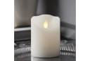 STAR TRADING LED-Stumpenkerze Echtwachs weiß mit Timer Bild 1