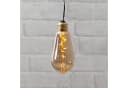 STAR TRADING Pendelleuchte Glow LED Bernsteinglas Timer Bild 2