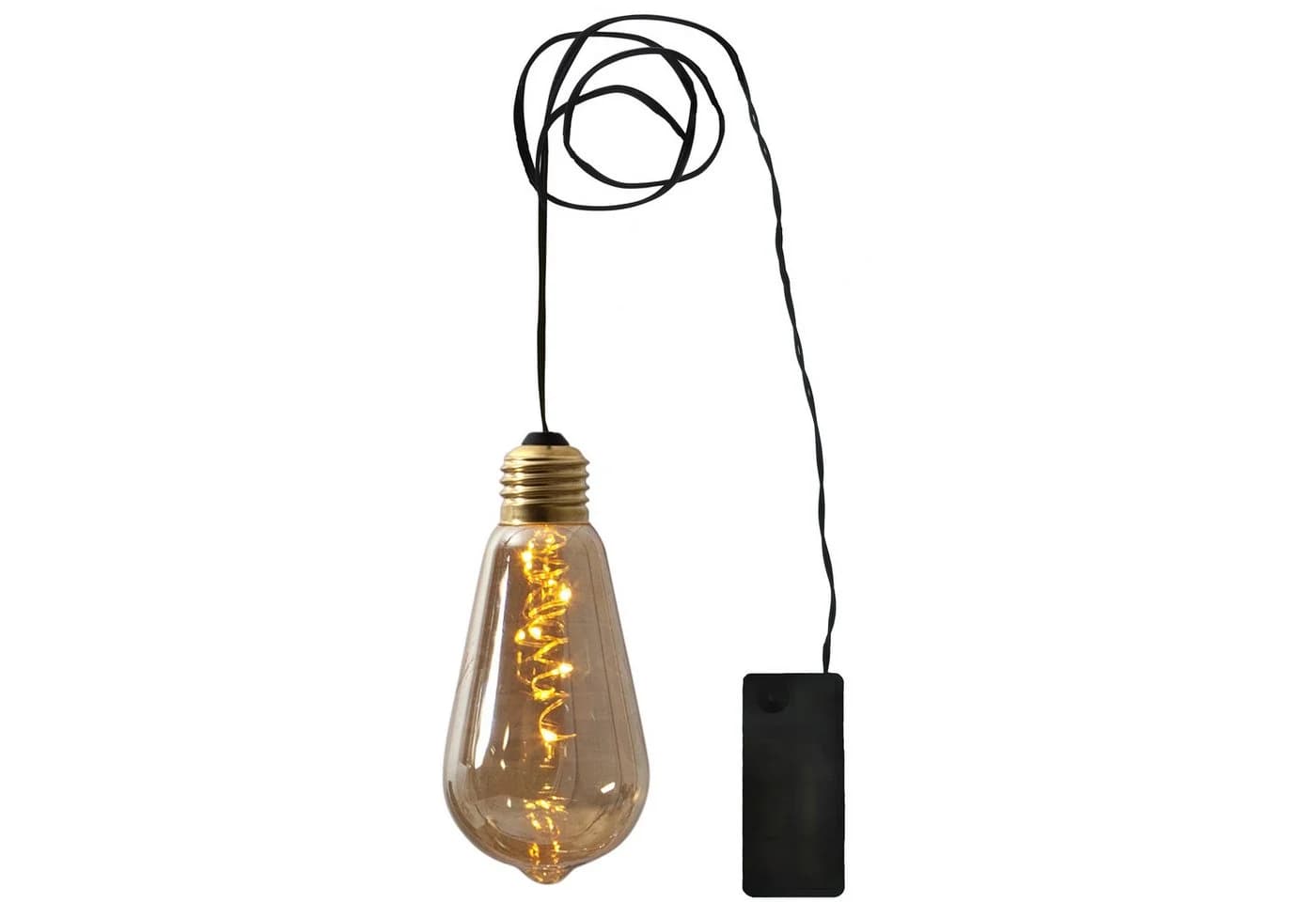 STAR TRADING Pendelleuchte Glow LED Bernsteinglas Timer - Bild 3