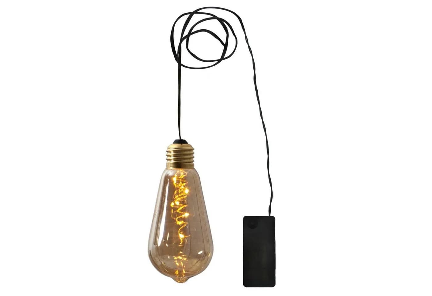 STAR TRADING Pendelleuchte Glow LED Bernsteinglas Timer - Bild 4