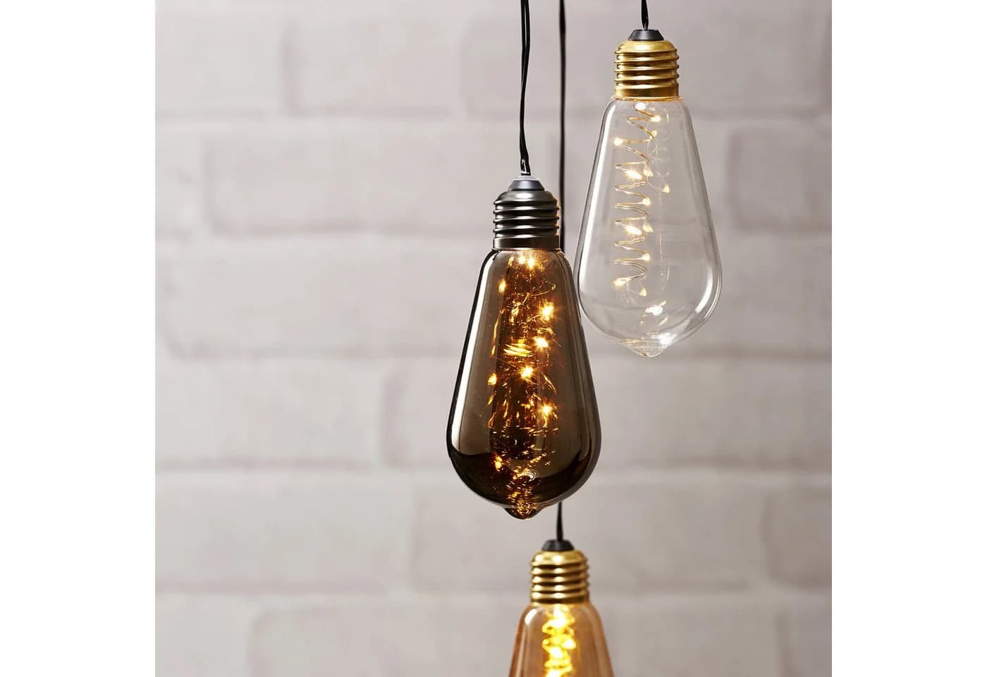 STAR TRADING Pendelleuchte Glow LED Hängeleuchte Schwarz Retro - Bild 5