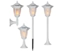 STAR TRADING Solar-Laterne Flame mit Feuerflammen-Effekt Amber LED Bild 5