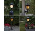 STAR TRADING LED Solar Laterne FLAME 4in1 Schwarz Bild 1