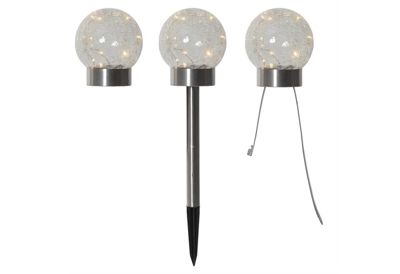 STAR TRADING Solarleuchte Glory 3-in-1 Transparent/Silber LED - Bild 2