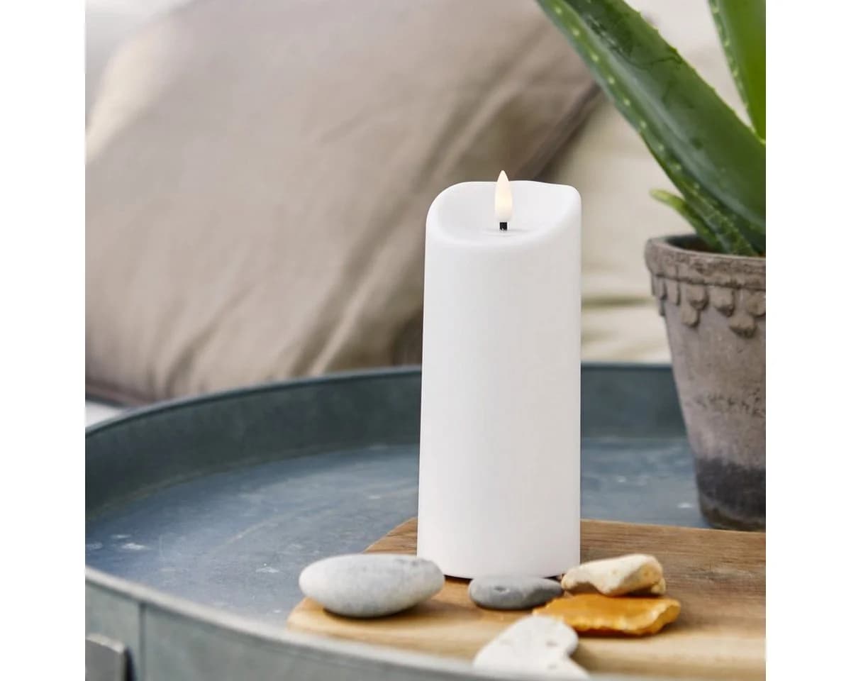 STAR TRADING LED-Kerze mit Timer und 3D-Flamme weiß - Bild 2