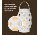 STAR TRADING Außen-Tischleuchte Flame Lantern Weiß LED Flammeneffekt Bild 3