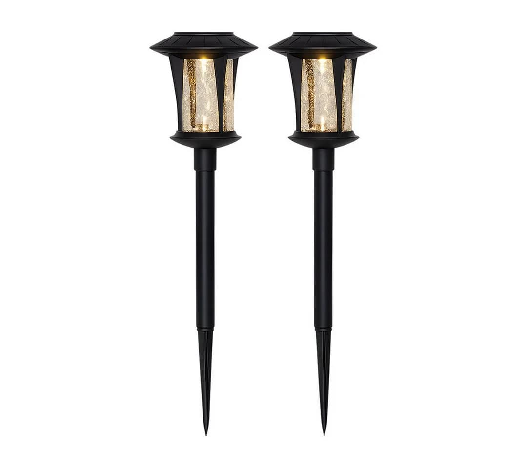 LED-Solarlampen Monaco im 2er-Set Erdspießleuchte - Bild 2