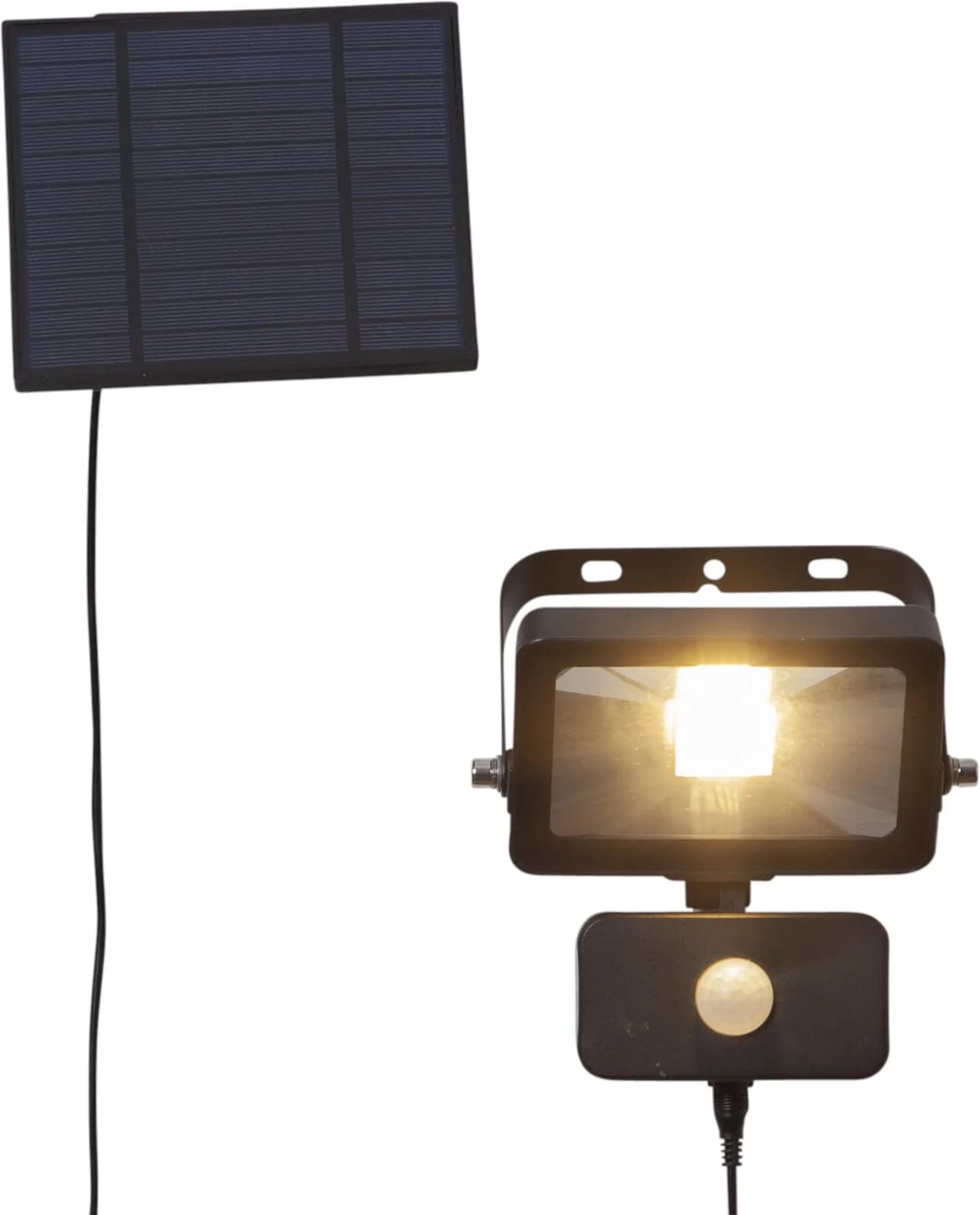 Star Trading Solar-Spotlight Powerspot Schwarz PIR-Sensor