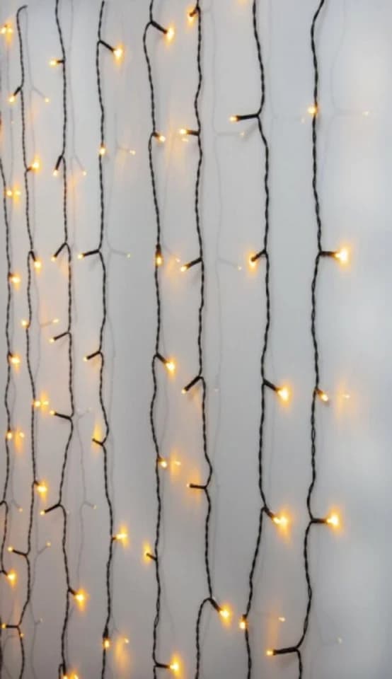 Star Trading LED-Lichtervorhang Schwarz Warmweiß Außenbereich - Bild 3