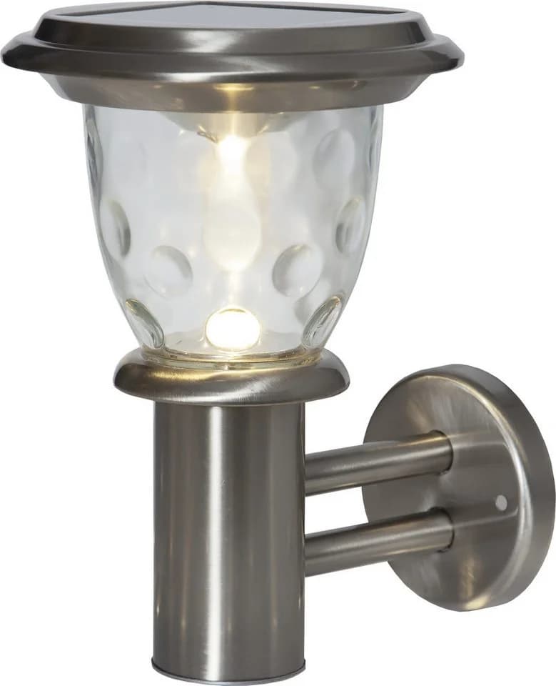 Star Trading Solar-Wandleuchte Pireus Warmweiß Bubbly-Glass-Effekt - Bild 2