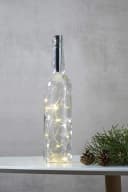 STAR TRADING LED-Lichterkette Dew Drop Korken silber Timer warmweiß Bild 1