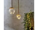 STAR TRADING LED Glaskugel mit Juteseil 15 LEDs warmweiß Timer Bild 3