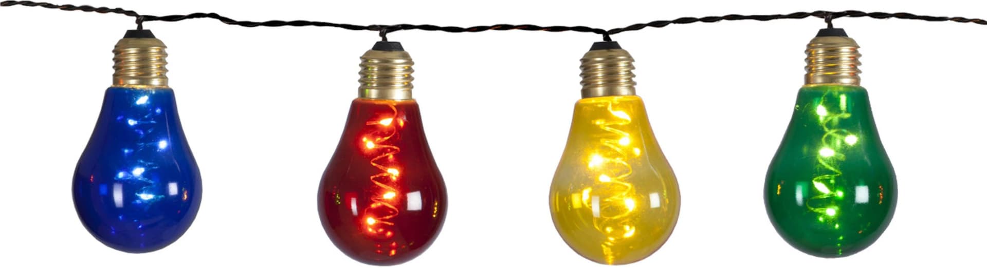 LED-Lichterkette Glow mit 10 bunten Lichtquellen