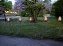 STAR TRADING LED Solar-Gartenfackel Olympus 3er Set Silber Edelstahl Bild 5