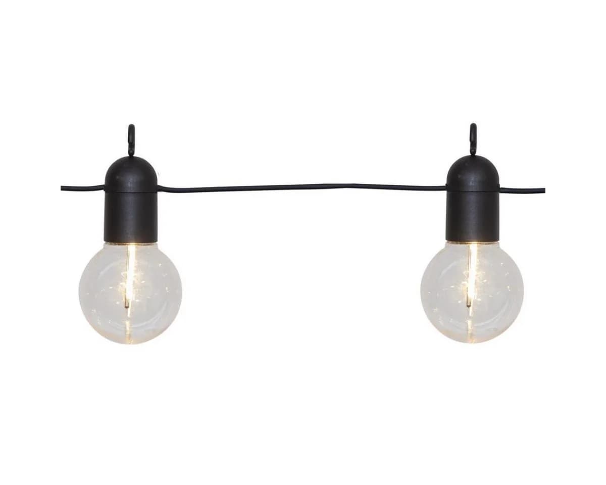 STAR TRADING LED-Lichterkette 10 Kugeln Filament Warmweiß 3,6m Batterie Timer - Bild 2