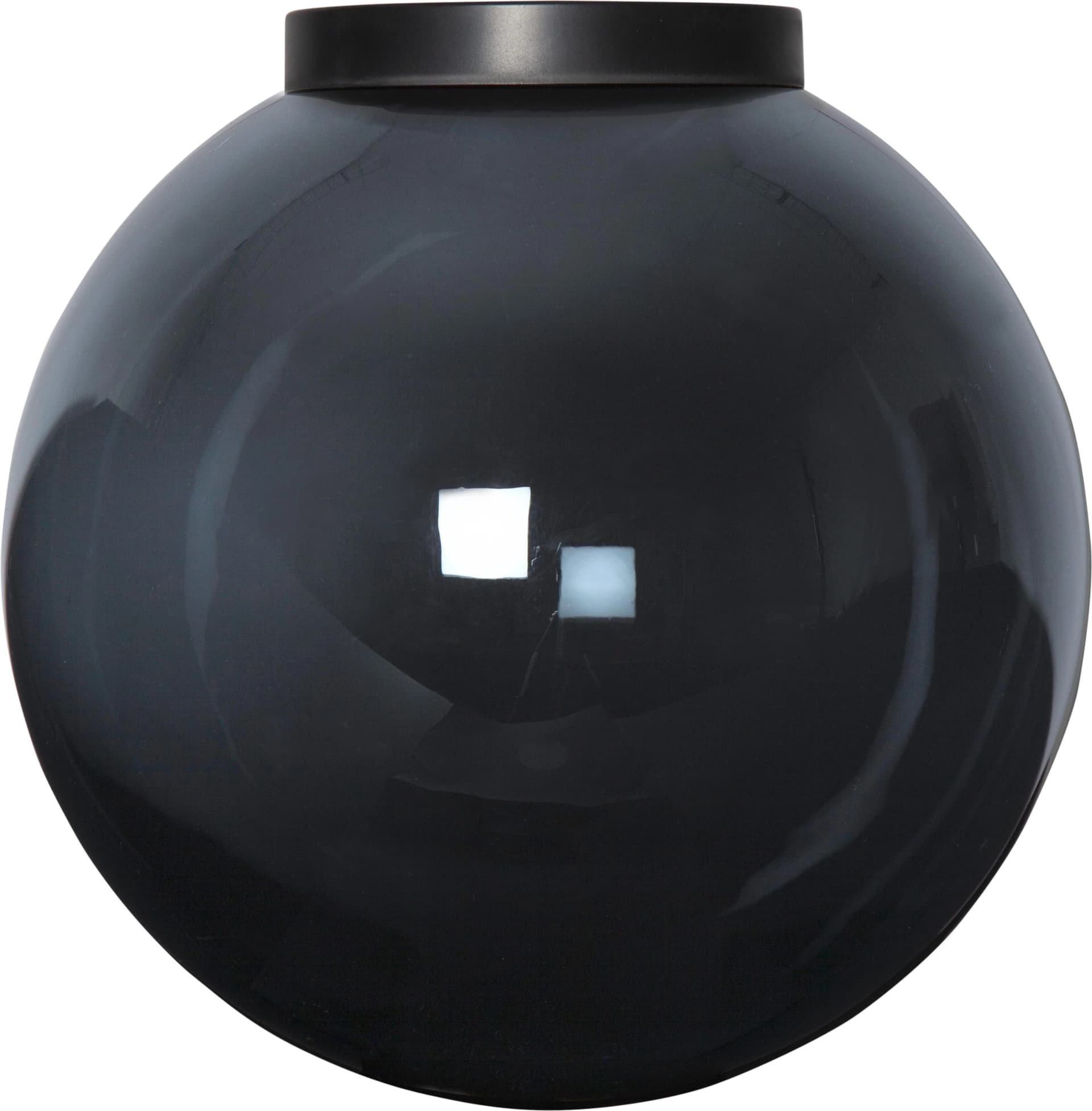 Star Trading Lampenschirm Orby Schwarz Acryl Kugel E27 IP44