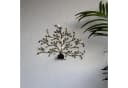 LED-Solarwandleuchte Tree of Life Schwarz Grün Bild 1
