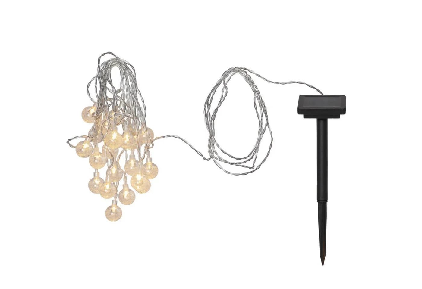 Star Trading LED Solar Lichterkette 20 Mini Kugeln Warmweiß - Bild 2