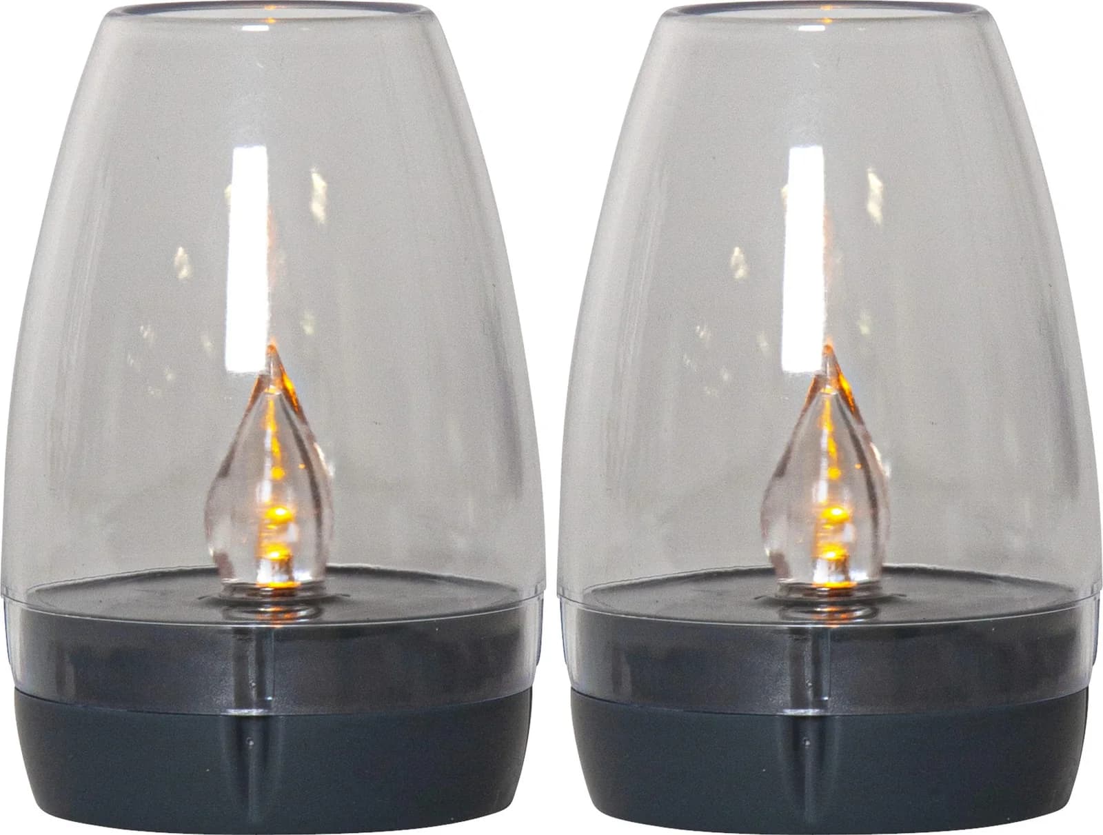 Star Trading Solar-Dekoration Tropea Transparent mit Dämmerungssensor