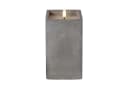 STAR TRADING LED-Kerze Flamme Cem Grau Zement mit Echtwachs Bild 2
