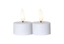 STAR TRADING LED-Kerze Flamme Set 2-tlg. Weiß 3D-Flamme Timer Bild 1