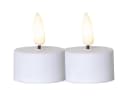 STAR TRADING LED-Kerze Flamme Set 2-tlg. Weiß 3D-Flamme Timer Bild 2