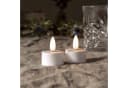 STAR TRADING LED-Kerze Flamme Set 2-tlg. Weiß 3D-Flamme Timer Bild 3