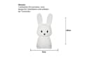 STAR TRADING LED Nachtlicht Functional Bunny, Batterie, Timer, warmweiß und bunt Bild 5
