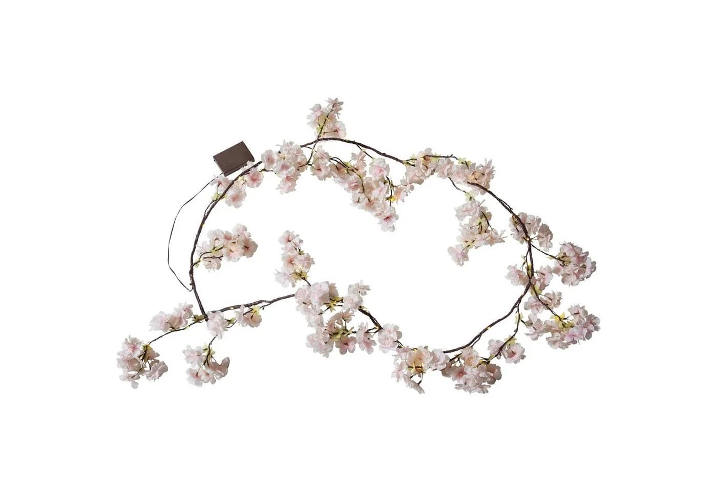 STAR TRADING LED-Girlande "Cherryflower" 48-flammig Lila Rosa - Bild 2