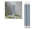 LED-Kerze Flamme Stripe, Blau, 25 cm, Wachs Batterie 2er-Set Bild 2
