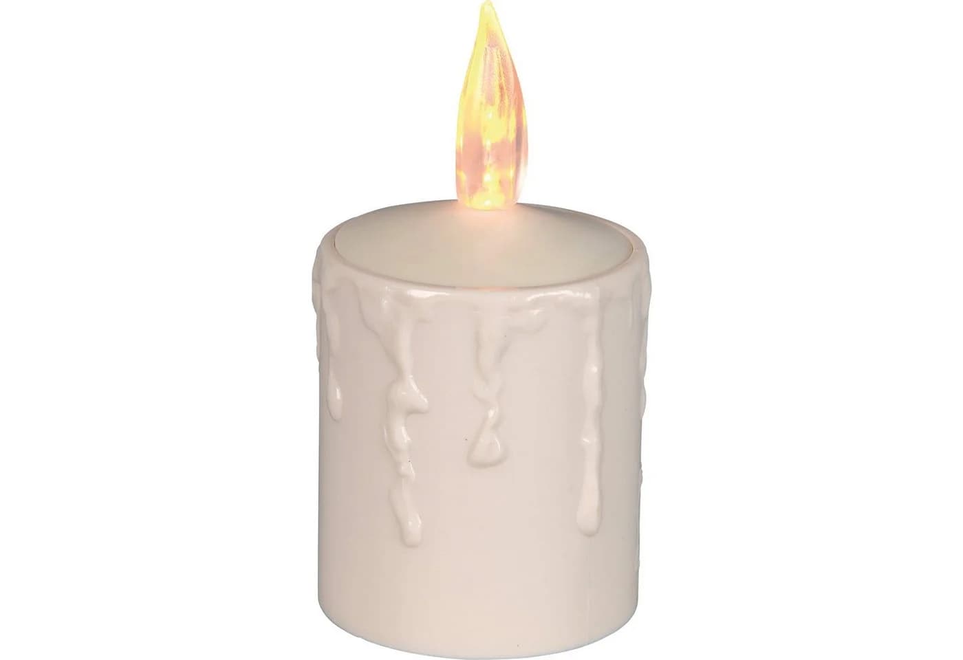 STAR TRADING LED-Kerze Paula mit Dämmerungssensor, beige, flackernd - Bild 4