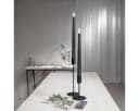 STAR TRADING LED-Stabkerzen FLAMME SLIM Grün 2er Set mit Fernbedienung Bild 1
