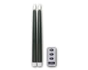 STAR TRADING LED-Stabkerzen FLAMME SLIM Grün 2er Set mit Fernbedienung Bild 3